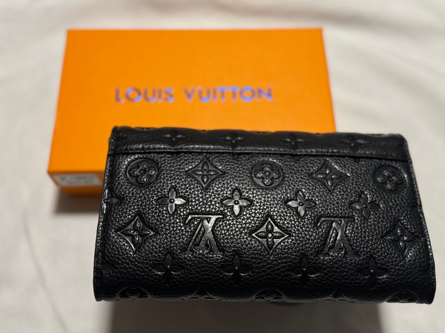 Black LV Crossbody Wallet (Small)