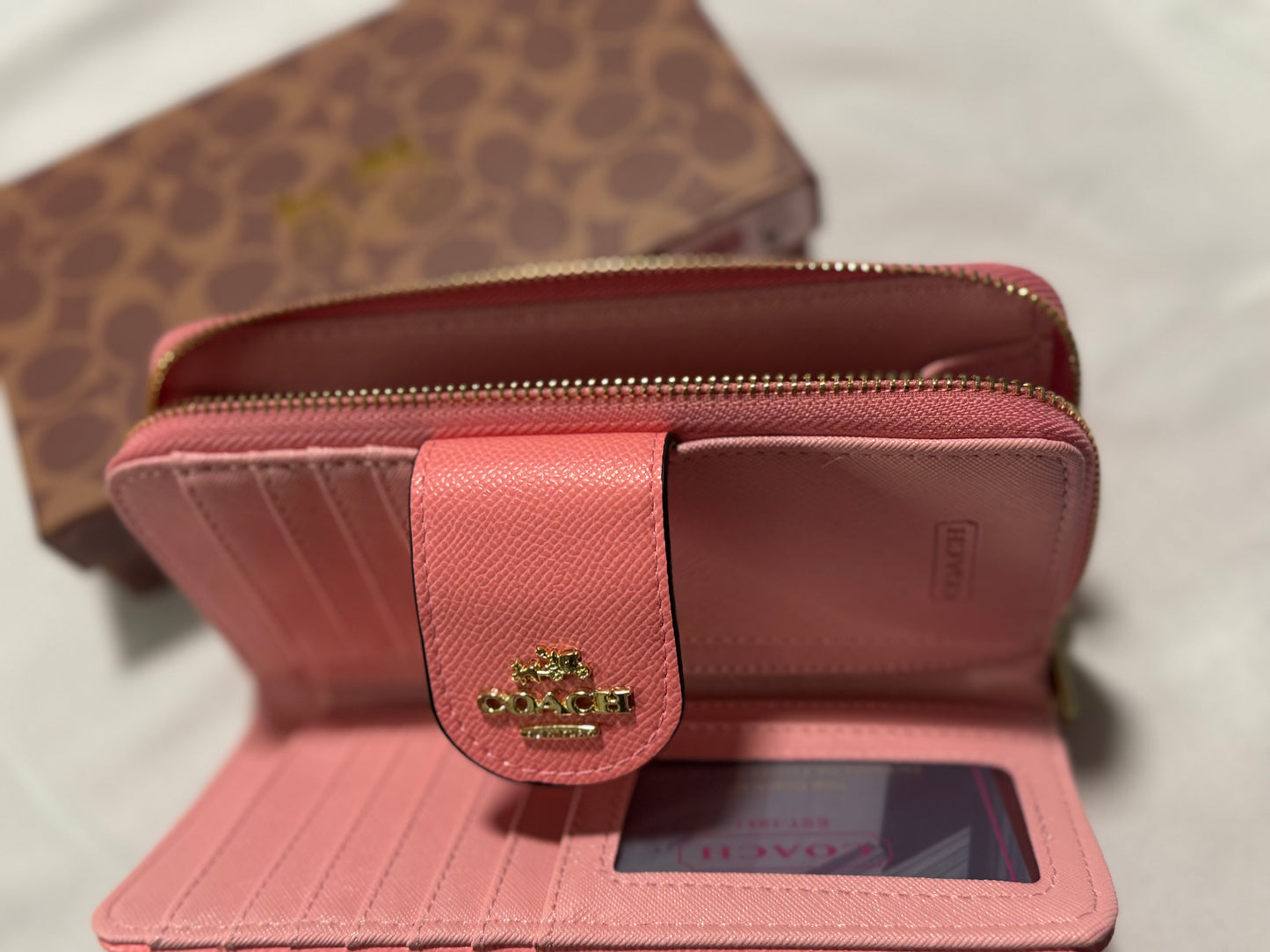 Pink Coach Wallet