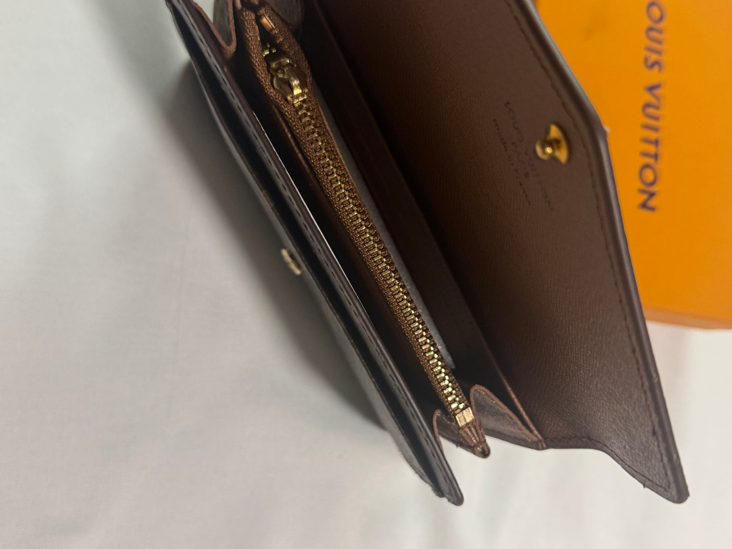 Brown/Dark Brown LV Wallet