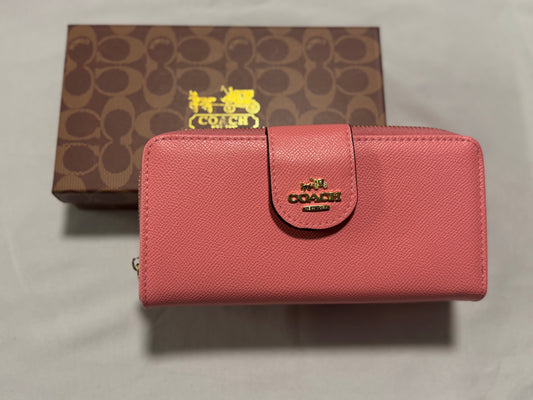 Pink Coach Wallet