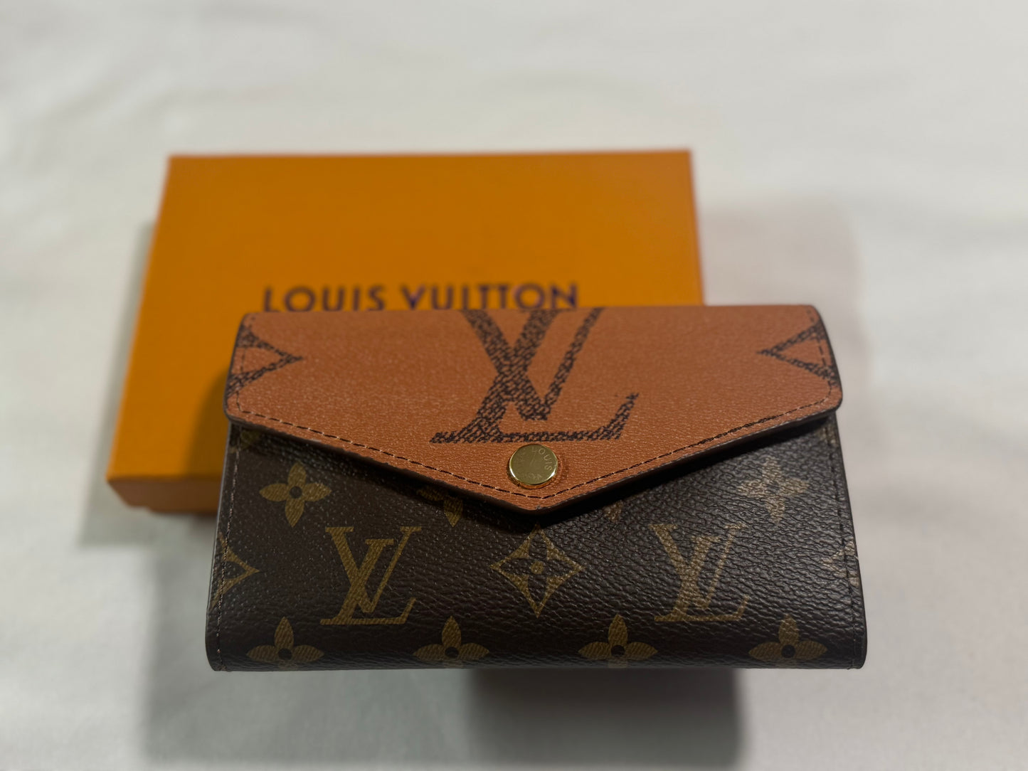 Brown/Dark Brown LV Wallet