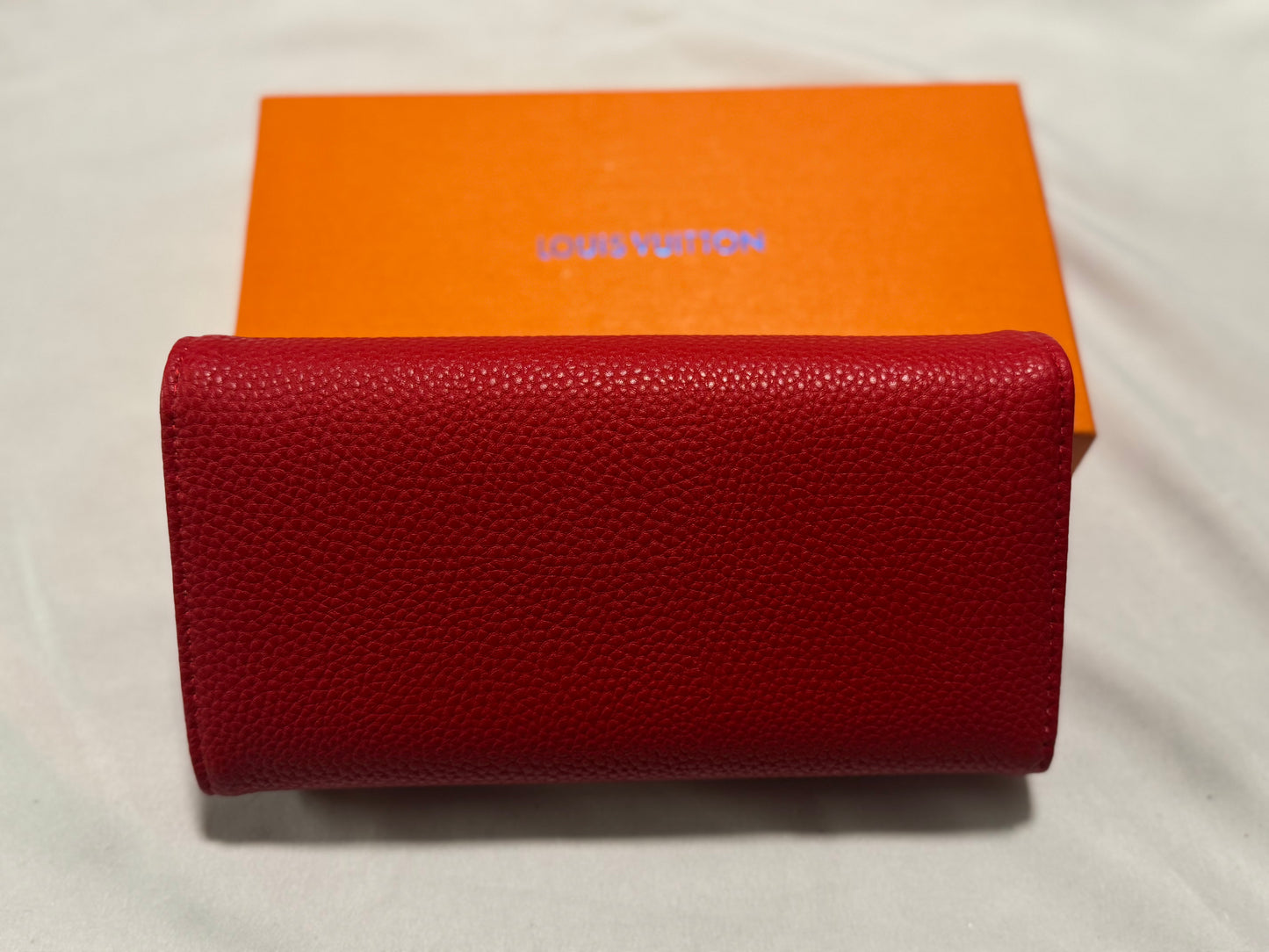 Red LV Wallet