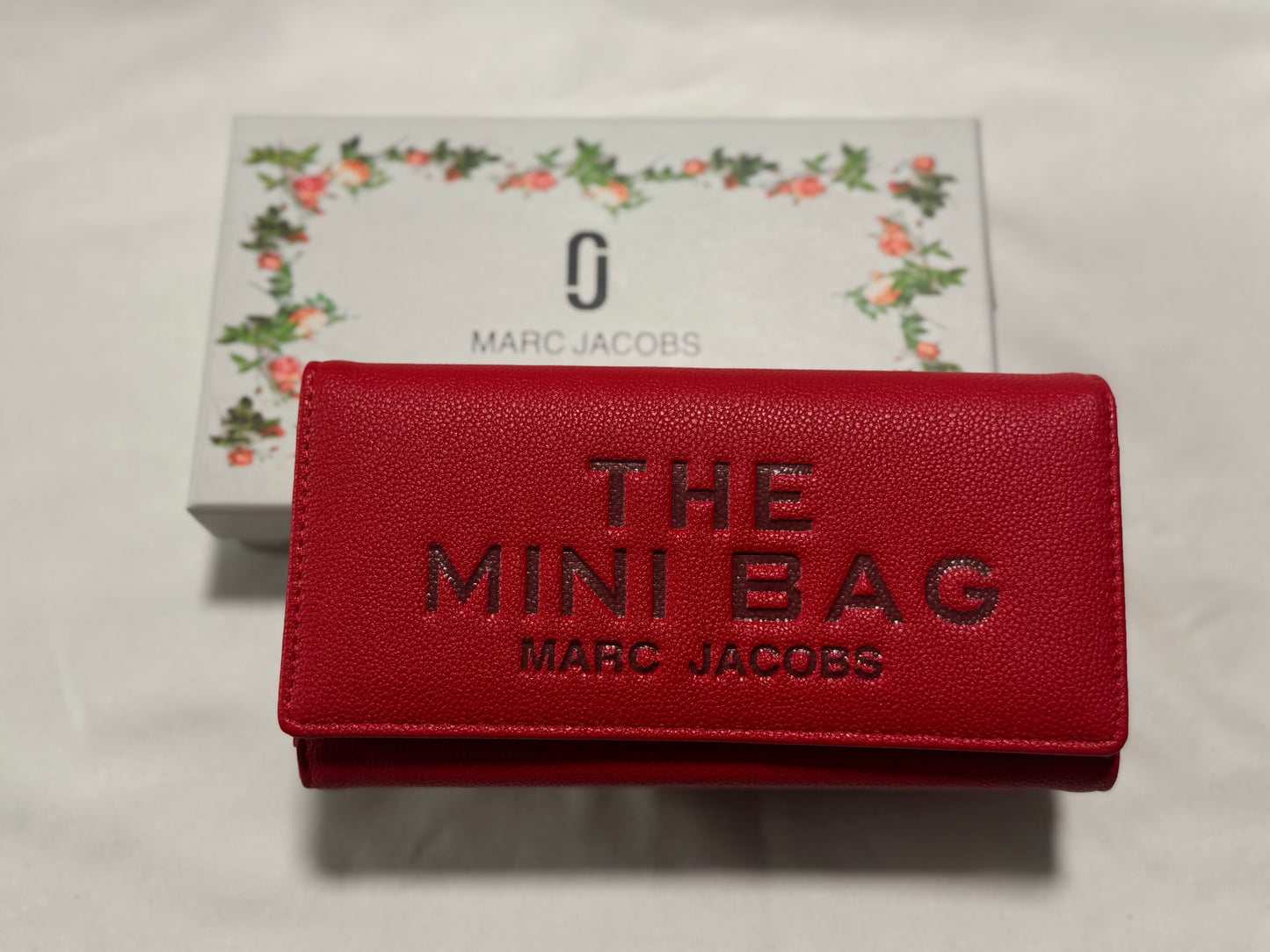 Red Marc Jacobs “The Mini Bag” Wallet