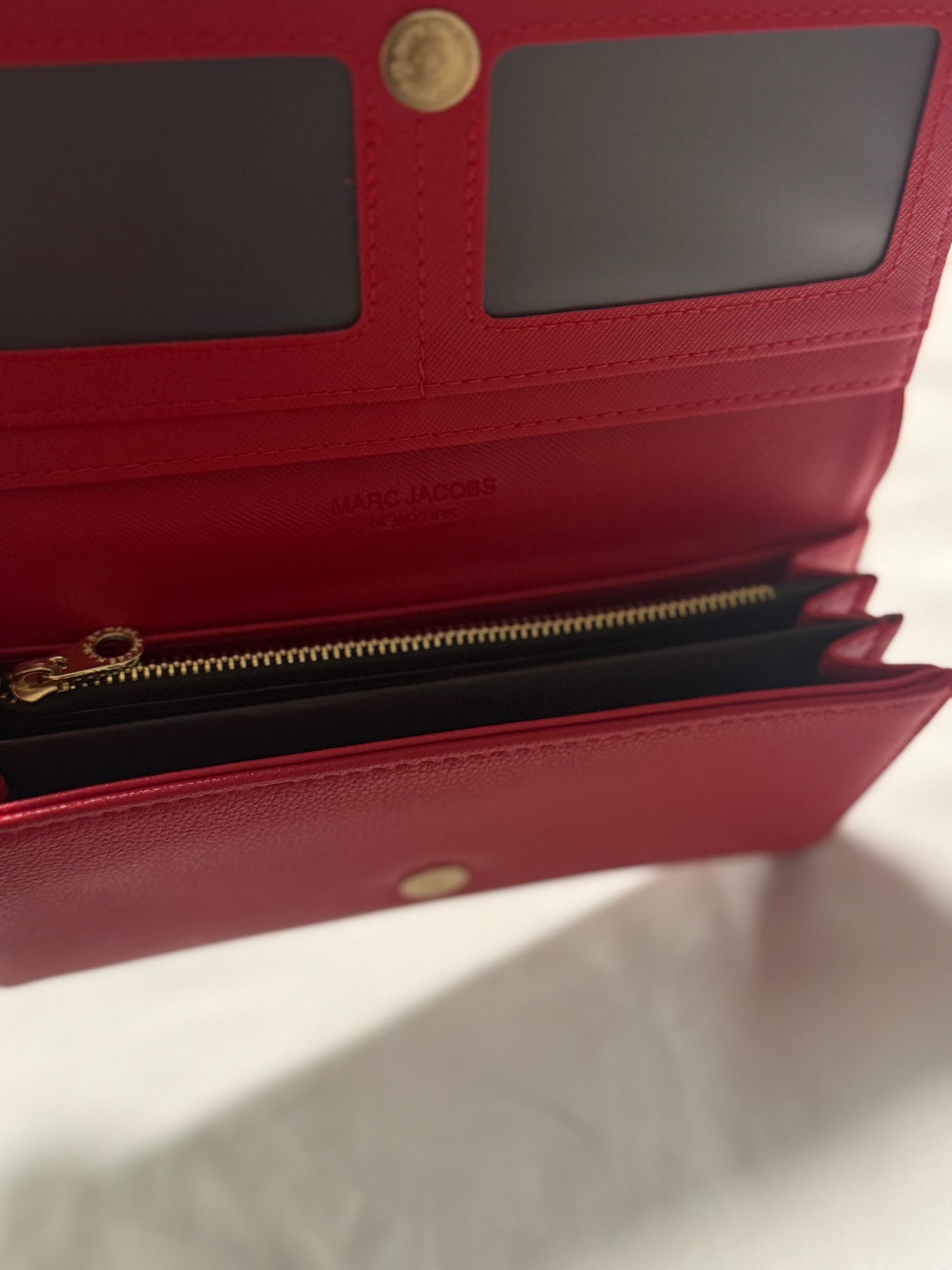 Red Marc Jacobs “The Mini Bag” Wallet